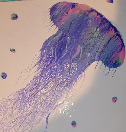 Jelly Fish in Pastels