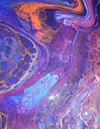 Flip Cup abstract canvas