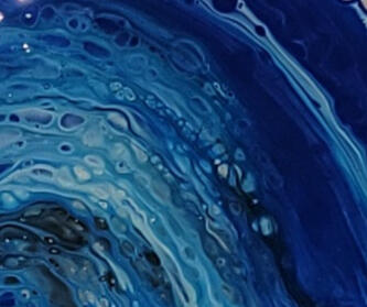 Atlantic Ocean Deep Blues and Gray inspired by the every changing Atlantic coast of the USA.